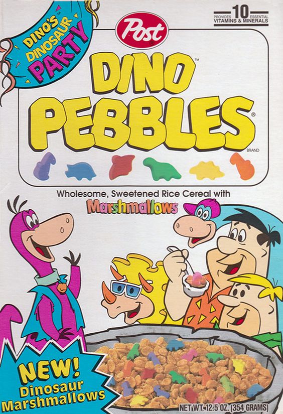  Dino Pebbles cereales